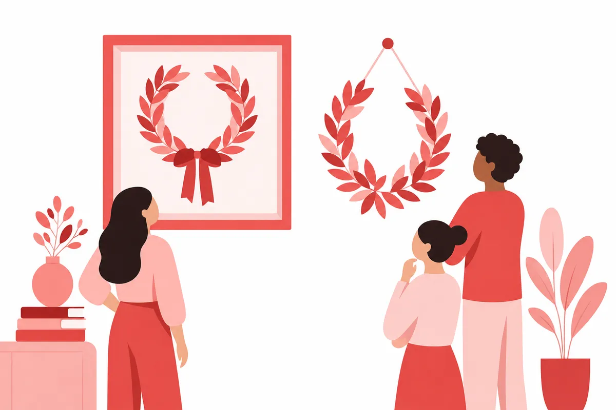 Illustrazione: Come conservare la corona di alloro della laurea (senza ritrovarla piena di muffa)