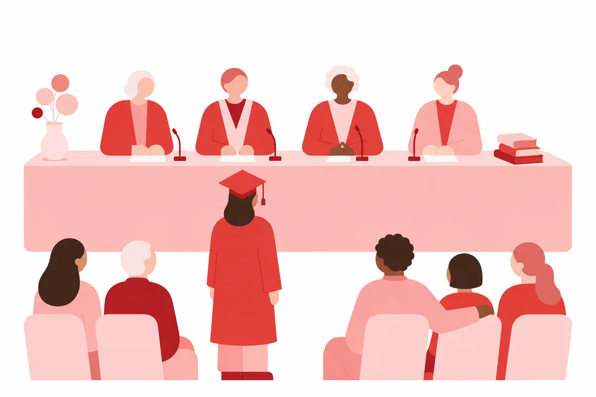 Illustrazione: Come funziona la proclamazione di laurea: dalla discussione al voto, passo per passo