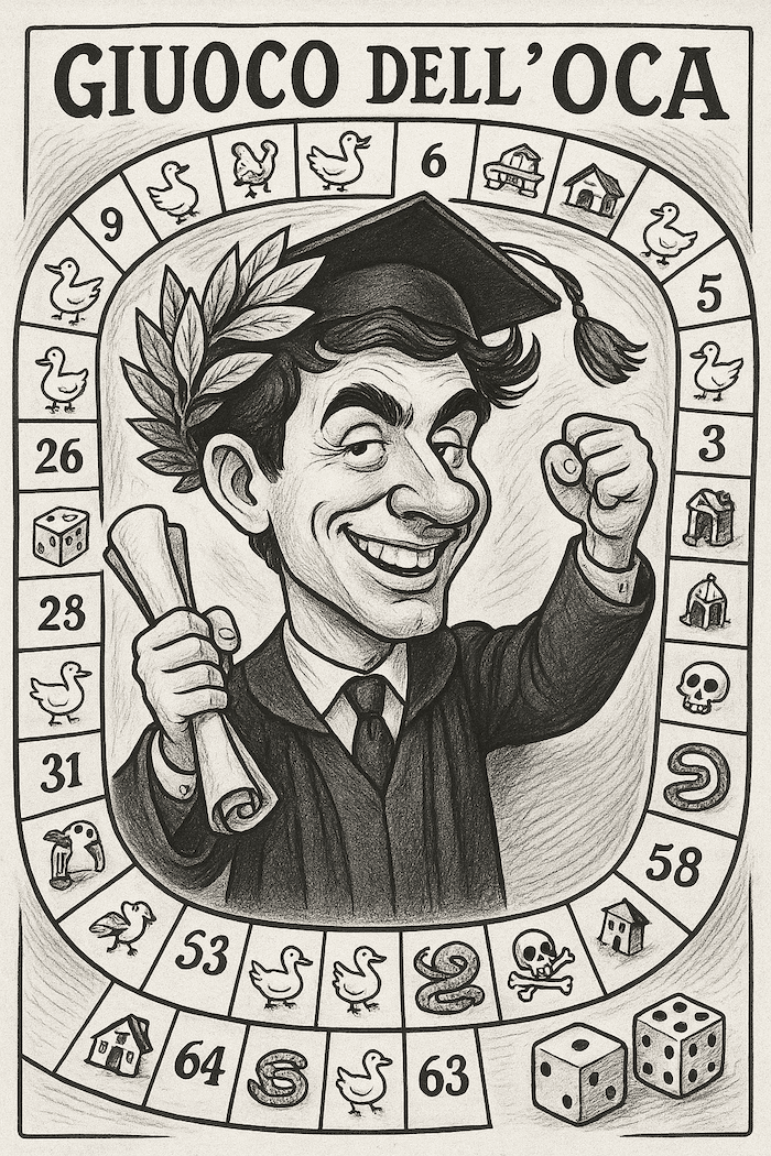 Il Gioco dell'Oca personalizzato per la laurea
