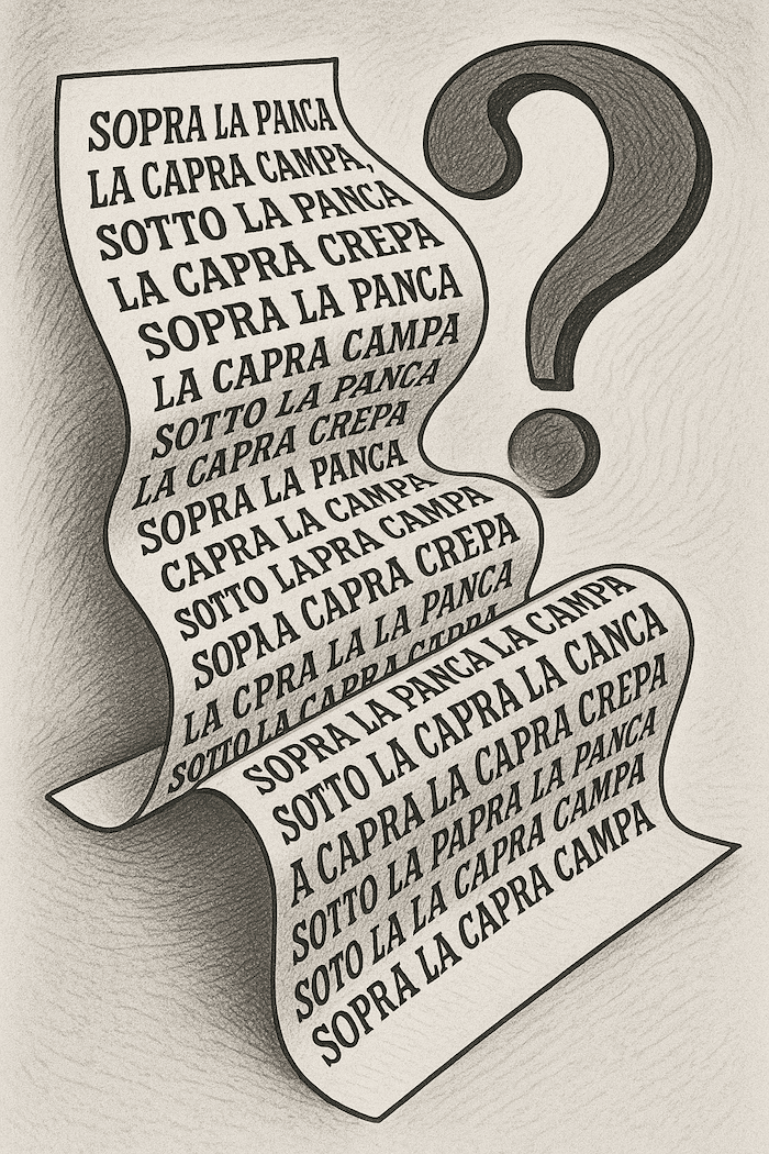 Esempio di scioglilingua per la laurea