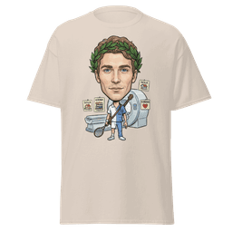 T-shirt personalizzata con caricatura di laurea