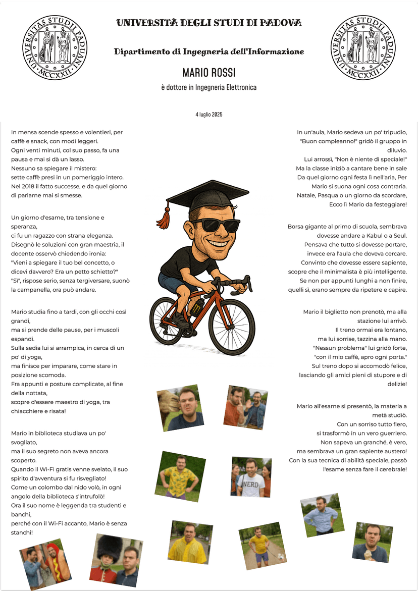 Anteprima caricatura papiro