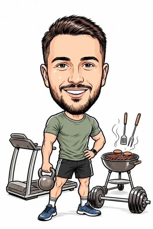 Caricatura di laurea di Giorgio, Università di Firenze
