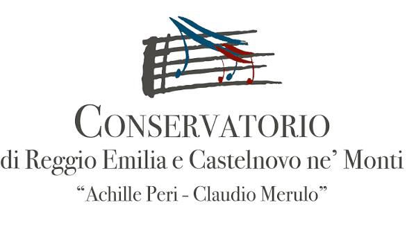 Logo Conservatorio di Reggio Emilia e Castelnovo ne' Monti "Achille Peri - Claudio Merulo"